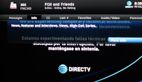 what channel is fox news on directv now