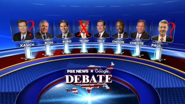 Jan 28 Fox News debate candidate lineup