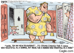 Trans Bathroom Cartoon
