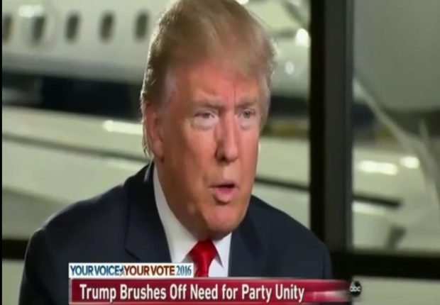 Donald trump doesnt need to unify party