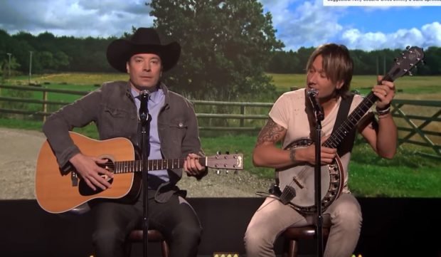 Jimmy Fallon and Keith Urban sing FML posts