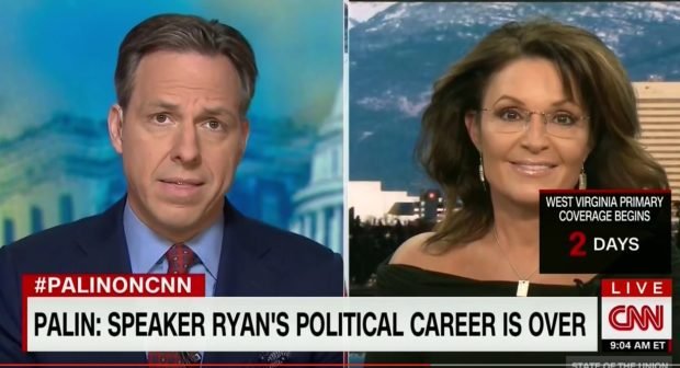 Sarah Palin says Paul Ryans career over