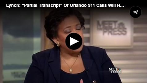 Lynch says transcripts will edit out pledges to ISIS