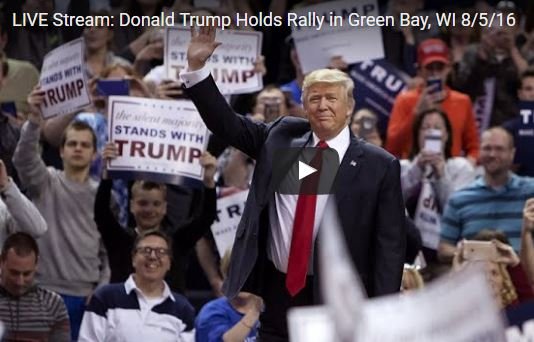 Donald Trump Green Bay 8-5-16 video
