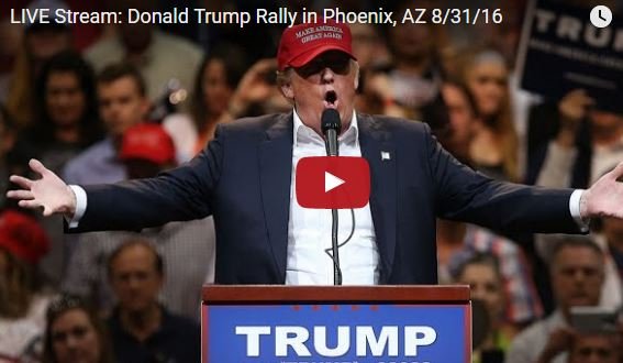 Donald Trump Rally in Phoenix, AZ 8-31-16 live stream