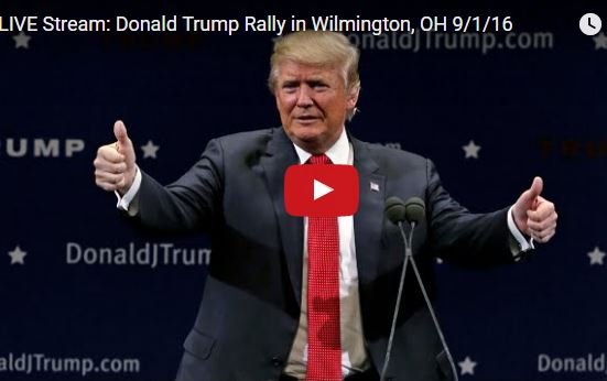 Donald Trump Rally in Wilmington, OH 9-1-16 Noon