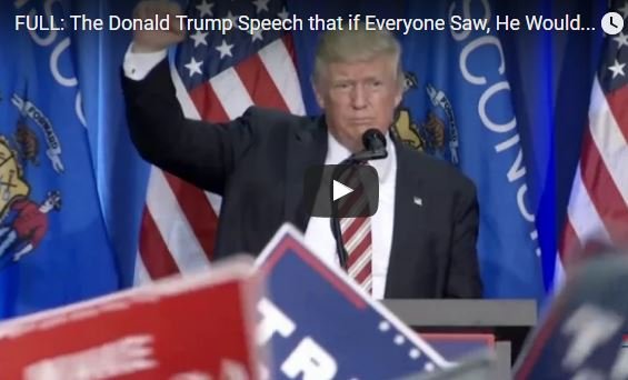Donald trump law and order speech wisconsin 8-16-16