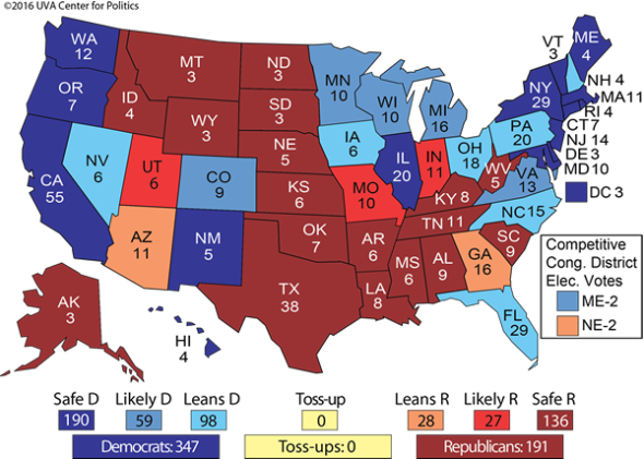Electoral Map 2016
