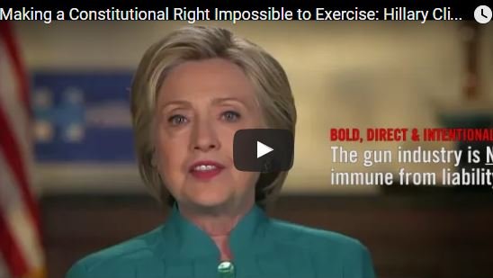 HIllary Clinton's stance on gun rights in her own words