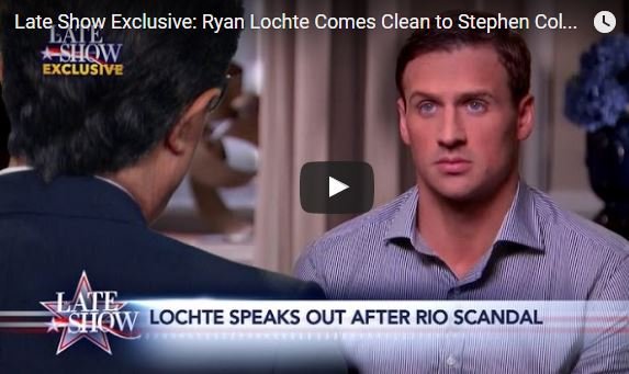 Lochte speaks out after Rio scandal