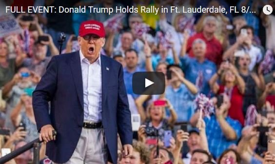 Trump event Ft. Lauderdale Florida 8-10-16
