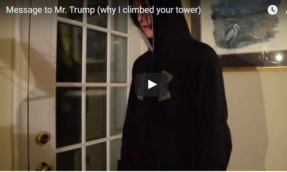 Why a man tried to climb trump tower