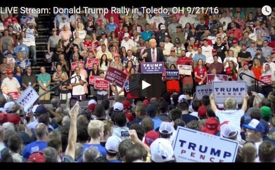 Donald Trump Rally in Toledo, OH 9/21/16