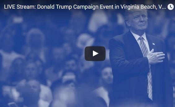 Donald trump rally live stream Virginia Beach, VA 9-6-16