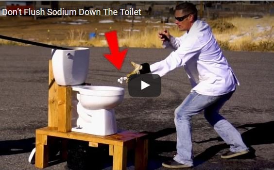 what-happens-if-you-flush-sodium-down-a-toilet