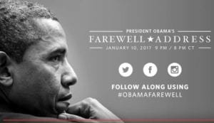 Barack Obama farewell speech 01-10-17
