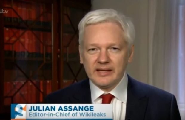Julian Assange Peston interview