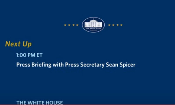 White House Press Briefing 01-25-17
