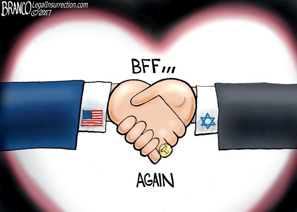 Friends For Real - Political Cartoon by A.F. Branco