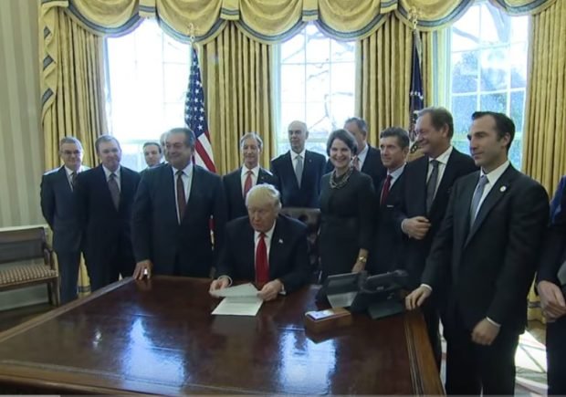 President Trump signs executive order on regulatory reform
