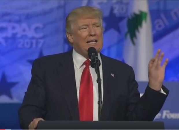 President Trump speaks at CPAC 2017