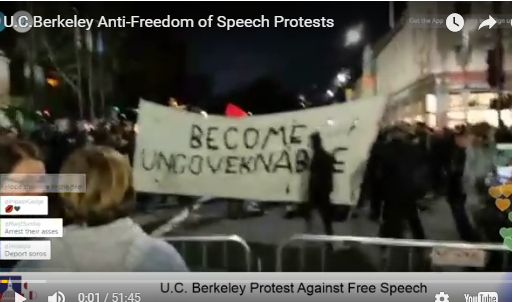 U.C. Berkeley Protest - Become Ungovernable