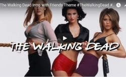 Walking Dead Season 7 Intro to Friends Theme