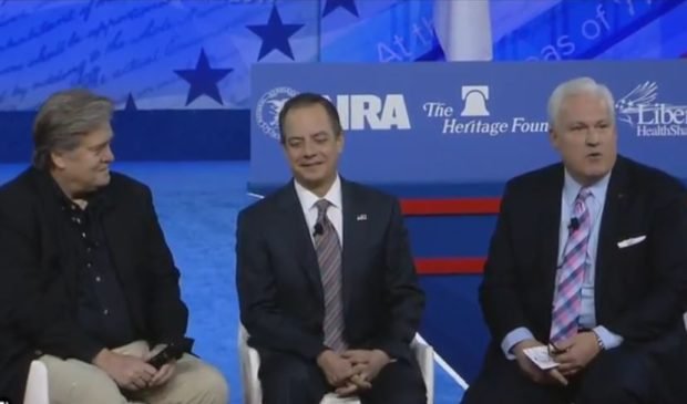 Watch Live Steve Bannon and Reince Priebus live at CPAC