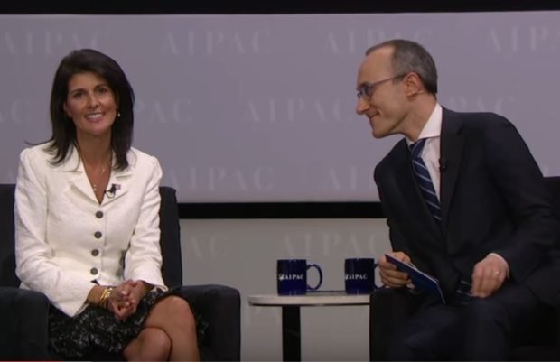 Ambassador Nikki Haley interview AIPAC 2017