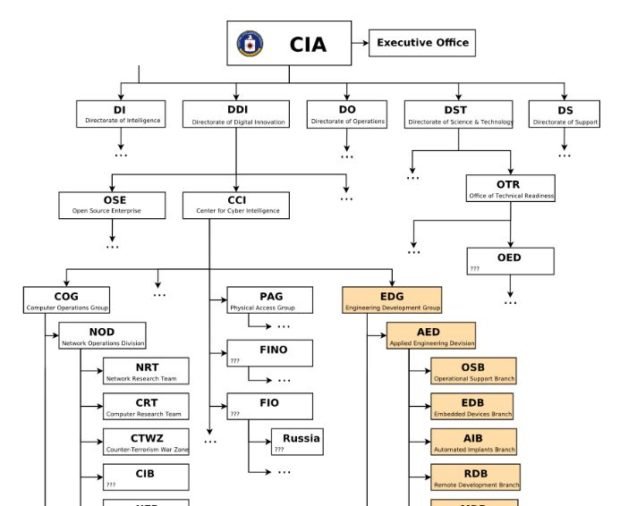 CIA Org Chart