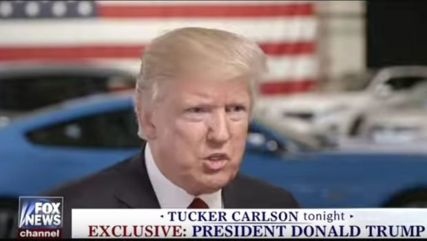 Donald Trump on Tucker Carlson tonight