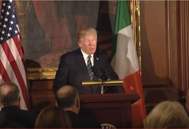 President Trump speaks at Friends of Ireland luncheon 3-16-17
