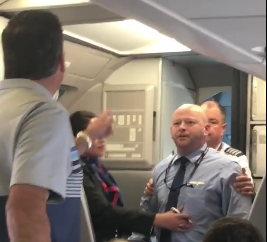 American Airlines agent hit me fight with passenger