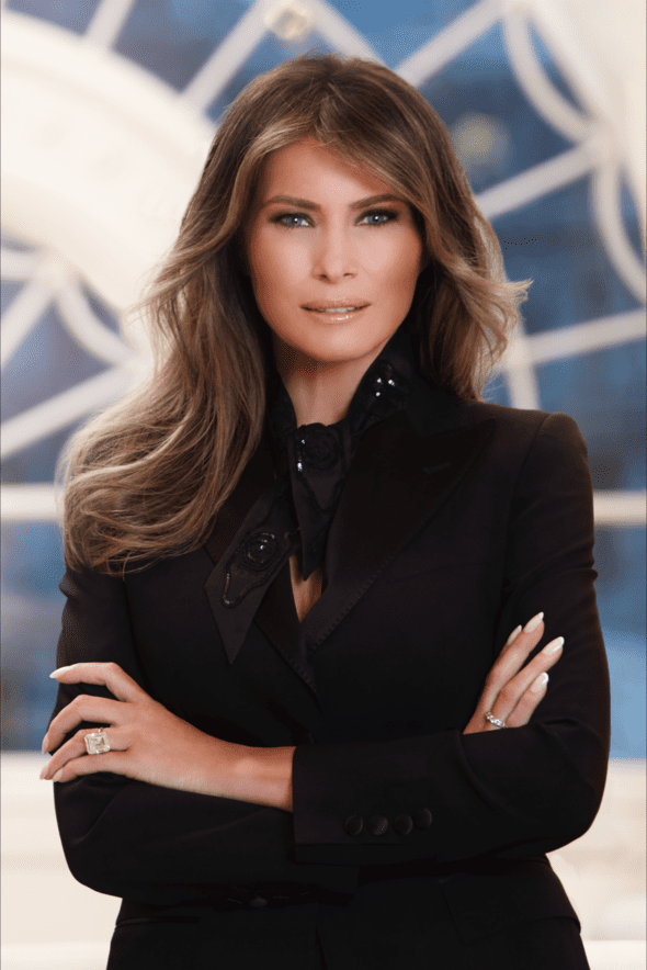 First Lady Melania Trump's official portrait