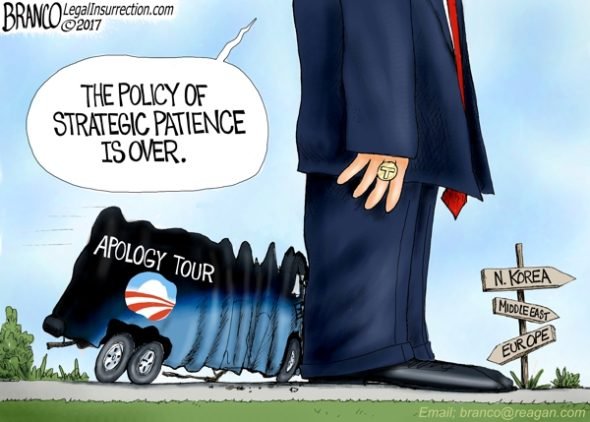 New Sheriff in Town - A.F. Branco political cartoon