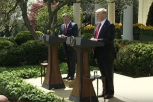 President Donald Trump and KIng Abdullah II joint press conference