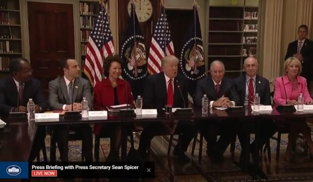 Trump leads economic and policy discussion