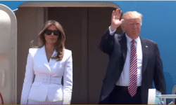 Doanld Trump and Melania Trump Israel visit