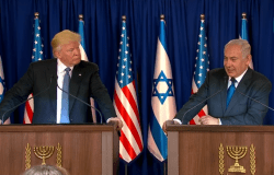 Donald Trump Benjamin Netanyahu join statement