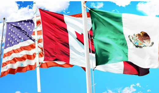 Flags of NAFTA
