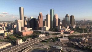 Houston Texas City Skyline