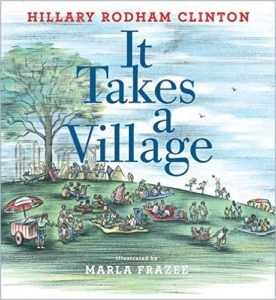 It takes a village picture book