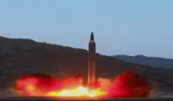 Launch of Hwasong-12 Missile by North Korea 5-14-17