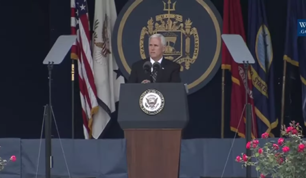 Mike Pence US Naval Academy graduation speech