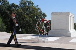Wreath at Tomb of the Unknown Soldier