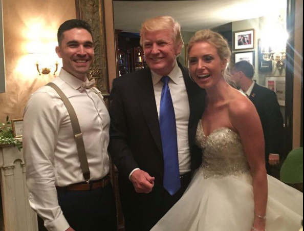 Donald Trump crashes a wedding