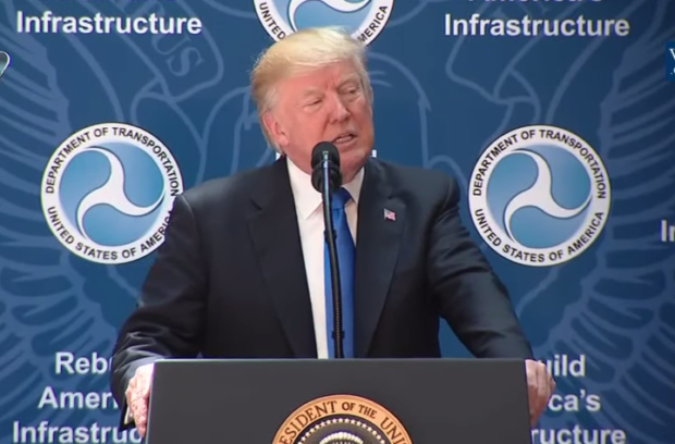 Donald Trump infrastructure speech DOT 6-9-17