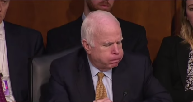 John McCain strange questions to Comey