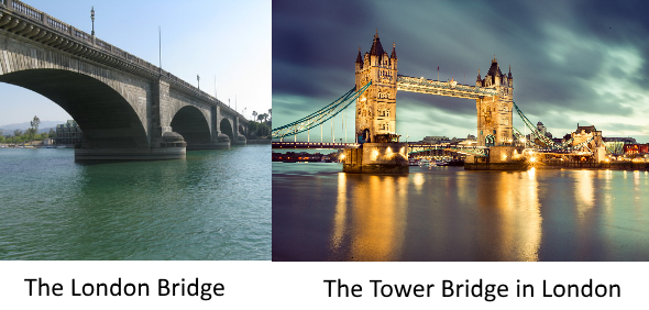 London Bridge and Tower Bridge