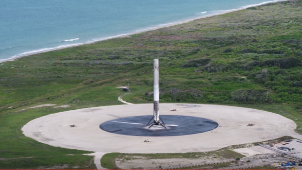 SpaceX Falcon 9 landing video